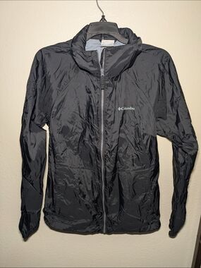 Columbia Lightweight Black Windbreaker Jacket
